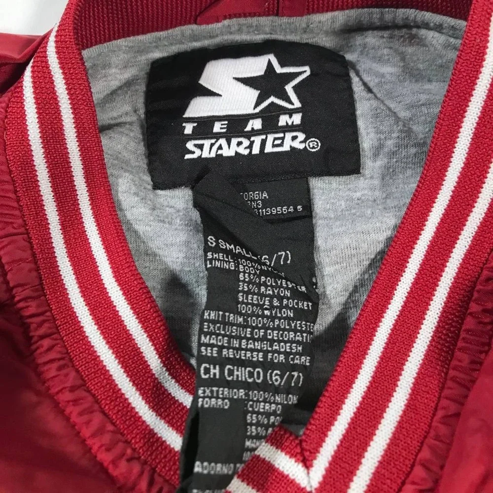 Kids’ Starter Georgia Bulldogs Pullover Jacket Size Small - Picture 4 of 6